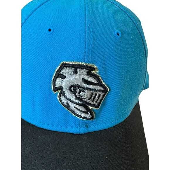 Charlotte Knights New Era 39Thirty Fitted Hat Teal Black Minor League Baseball - Picture 10 of 13